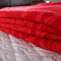 Venta caliente moda colorido uso en el hogar bebé tejido Swaddle Arm Cashmere Wool Blanket